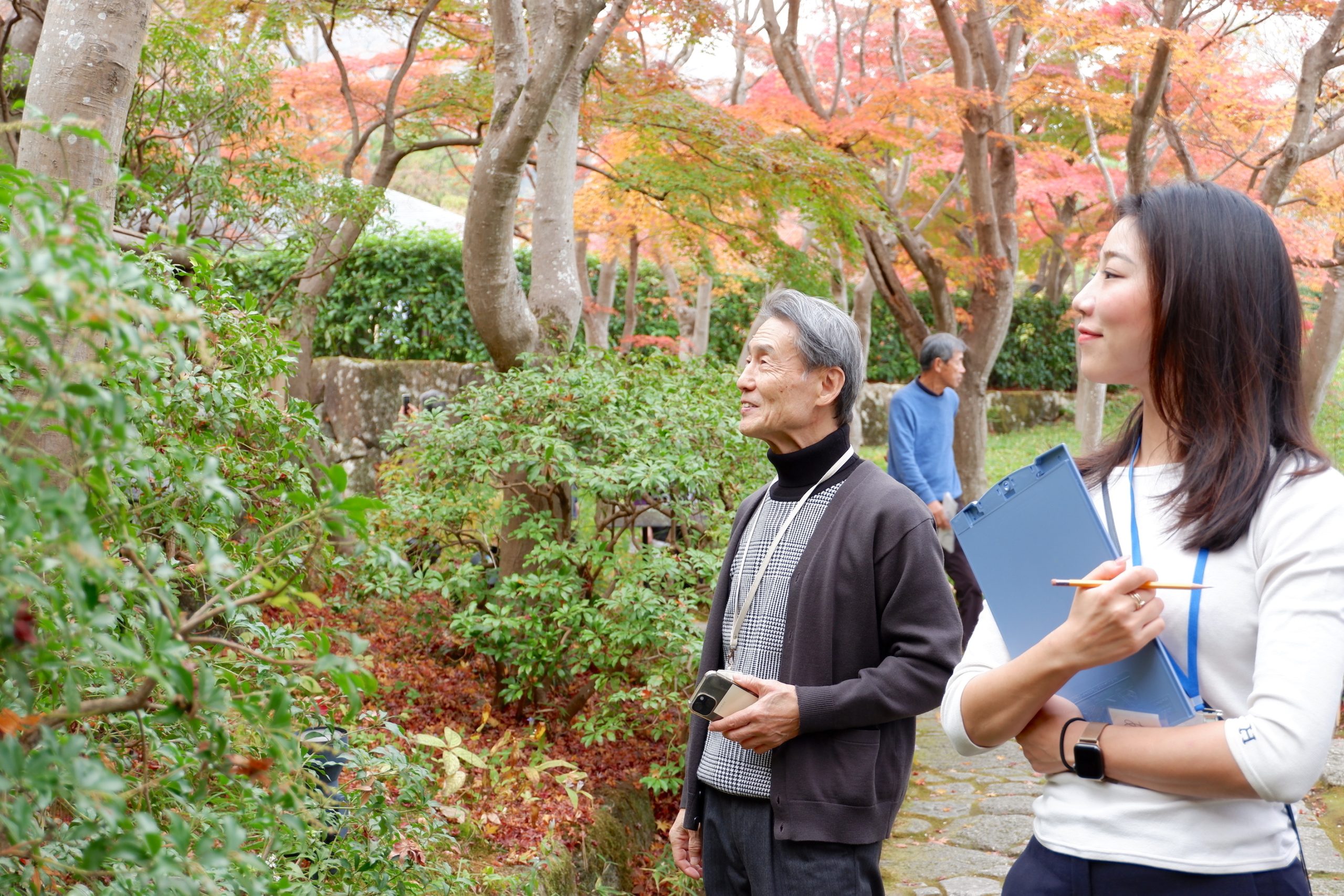 MOA美術館の庭園を散策。