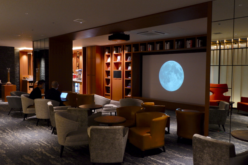 館内にある宿泊客専用のクラブラウンジ